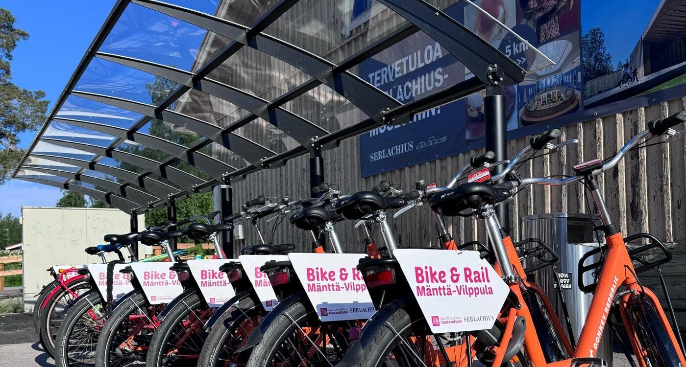 Bike & Rail –kaupunkipyörät ovat taas kesällä Taidekaupungissa