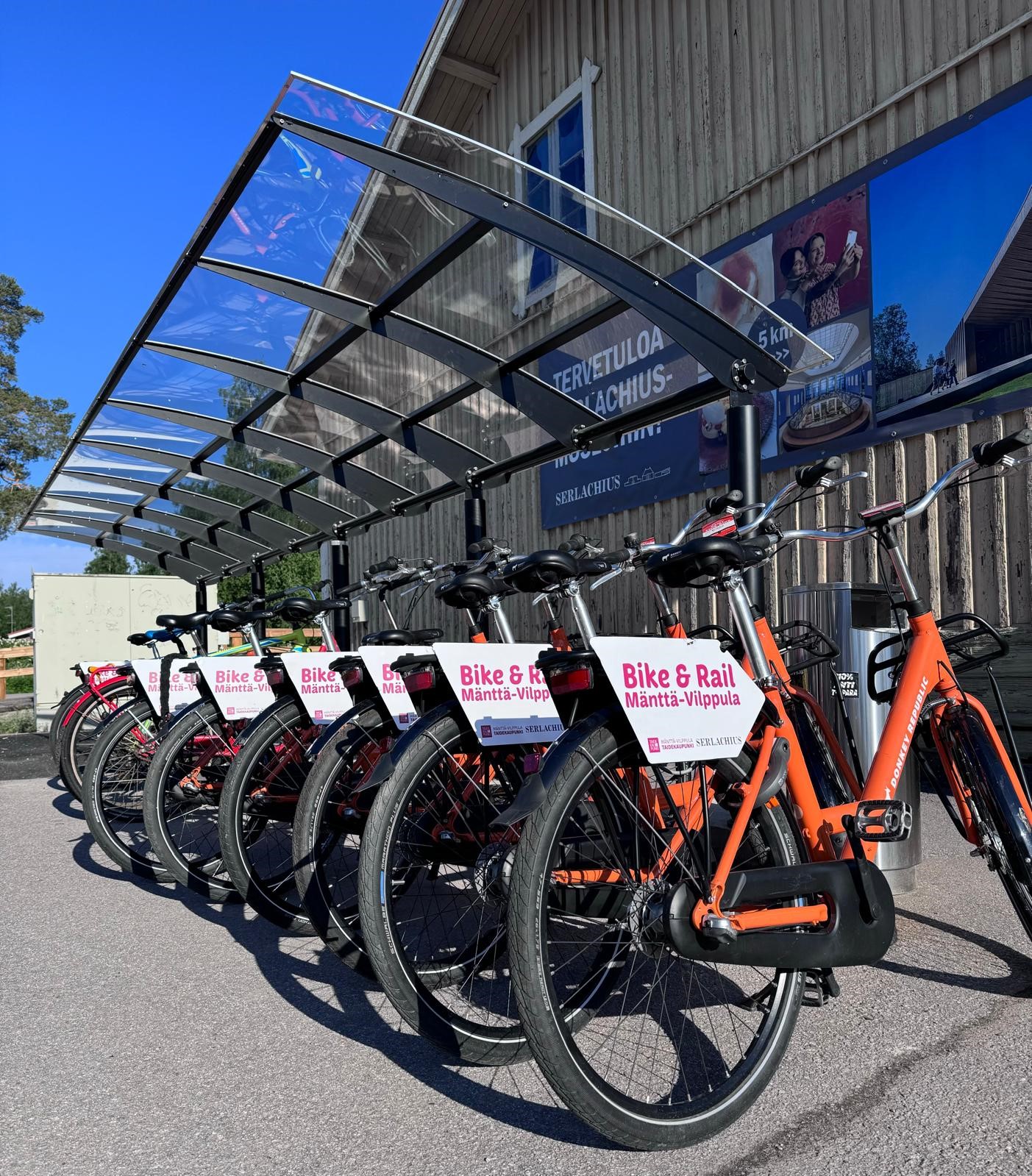 Bike & Rail –kaupunkipyörät ovat taas kesällä Taidekaupungissa