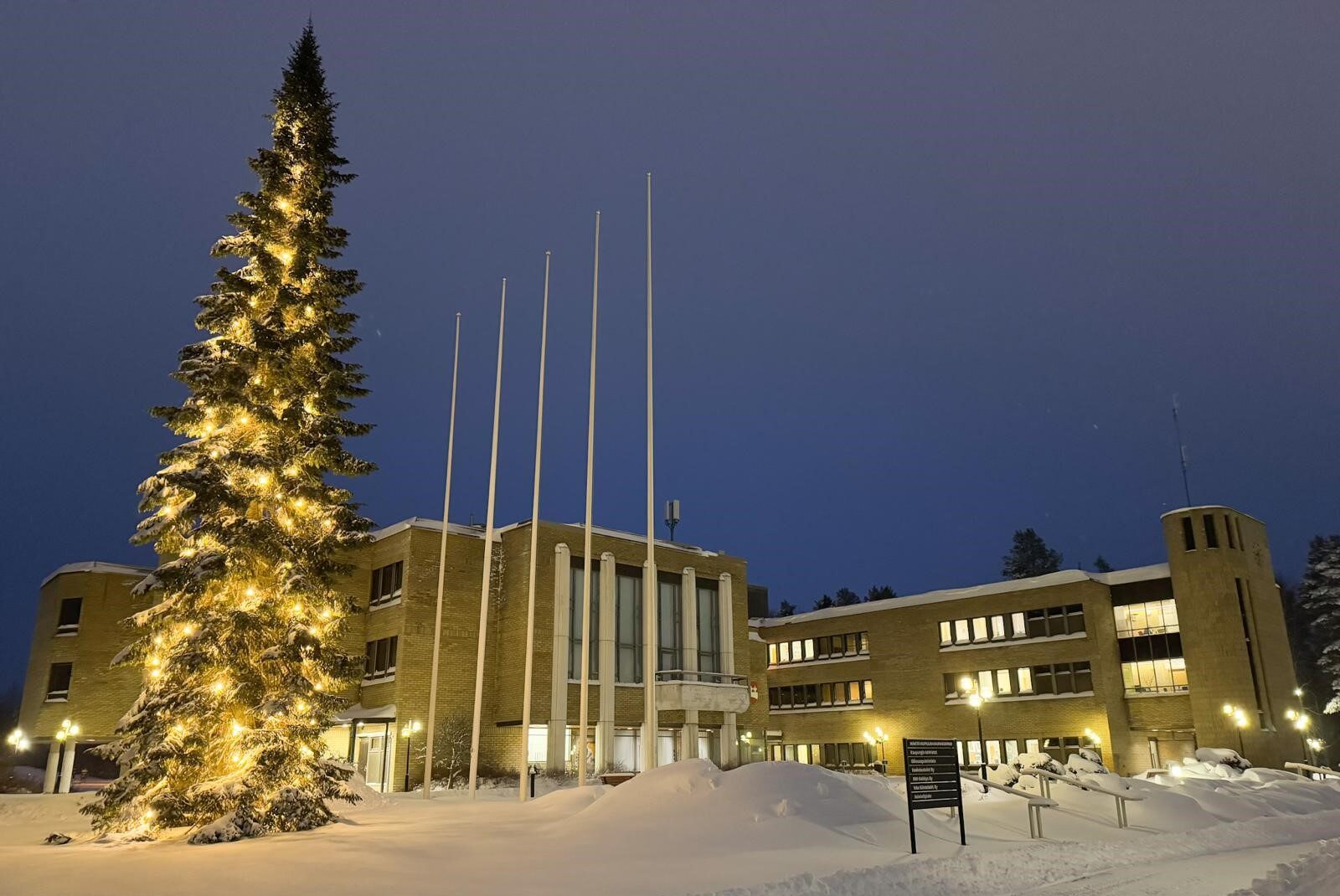 Kaupungintalon ja asiointipisteen joulun ajan sulku 23.12.2024-6.1.2025