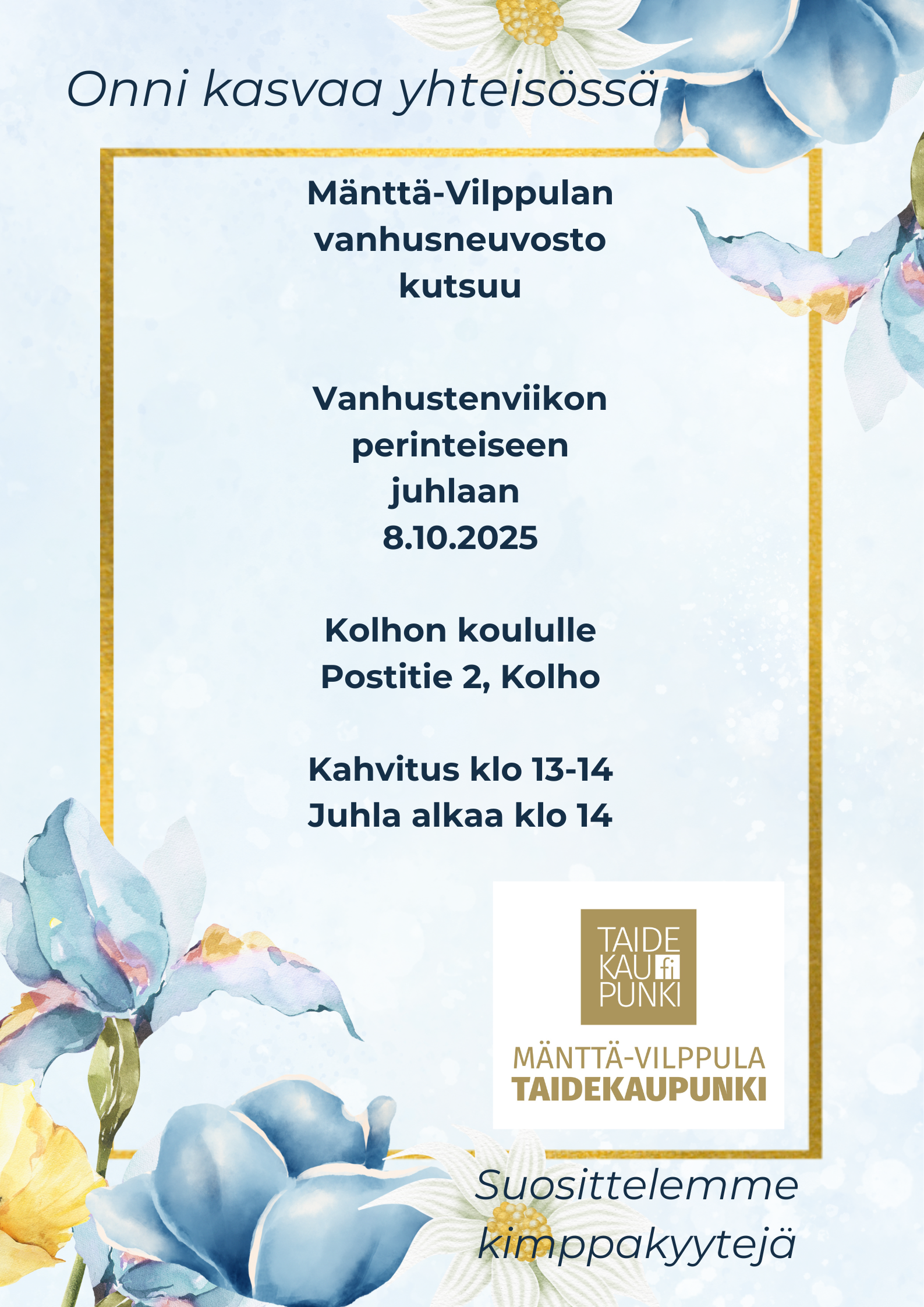 Vanhustenviikon juhla 8.10.25